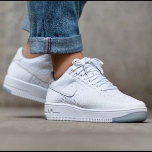 nike air force 1 ultra flyknit mid triple white